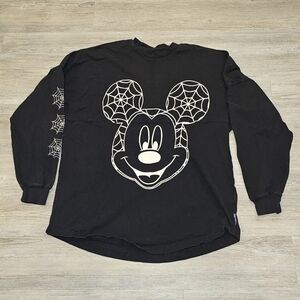 Disney Spirit Jersey Halloween Mickey BOO Glow In The Dark Size M Notice Wear
